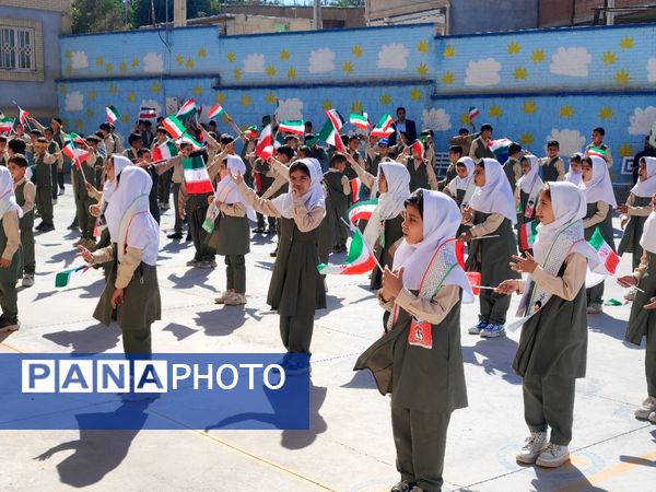 برگزاری یادواره شهدا در آموزشگاه ابتدایی روستای بیار 