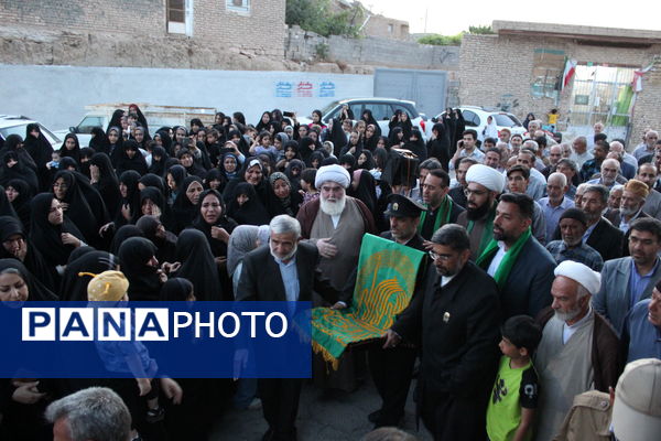 حضور کاروان آستان خورشید در شهر درق