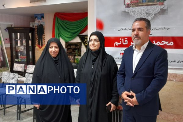 آیین افتتاحیه طرح شهید سلیمانی در دبستان منتظر قائم شهرری