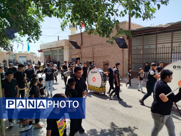 حضور پر شور کودکان و نوجوانان روستای فدافن در هیئت‌ها