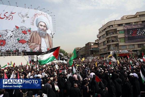 مراسم تشییع شهید اسماعیل هنیه در تهران
