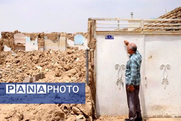 مغان روستایی  زلزله زده و غریب  بدون خبرنگار در کاشمر