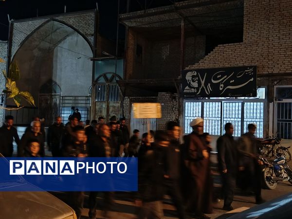 تشییع نمادین حضرت زهرا(س) در دهستان رزق‌آباد