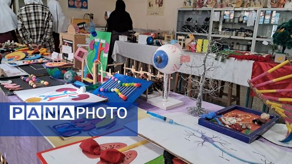 نمایشگاه جشنواره «نوین کاو» در پژوهش سرای دانش‌آموزی حاجی آباد