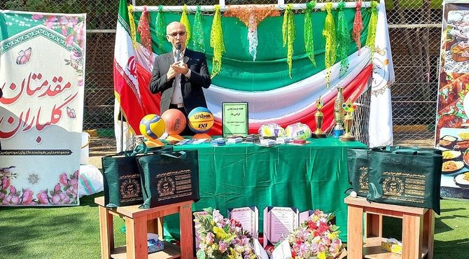 ترکیب طعم سلامت و شور ورزش در مدرسه گل‌های نمونه ورامین