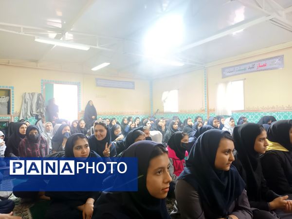 عزاداری ایام شهادت حضرت فاطمه (س) در دبیرستان دخترانه  میرزا جعفر سروقد