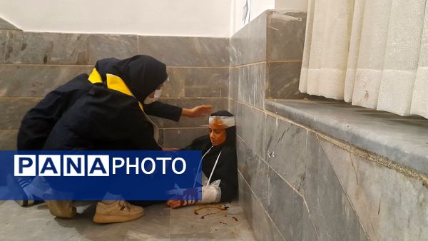بیست و هفتمین مانور زلزله در دبیرستان نورالهدی