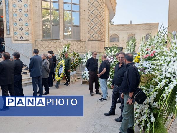 تشییع پیکر زنده یاد جناب سرهنگ حسین بیات مختاری