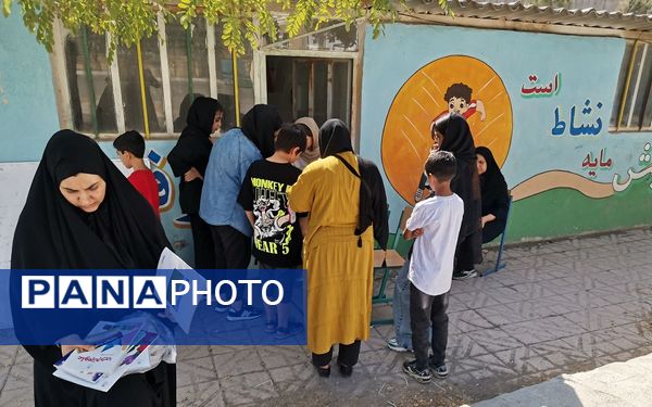 مهیا شدن دبستان شهدای گمنام ناحیه سه کرج برای بازگشایی مهر