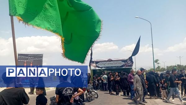 راهپیمایی دلدادگان حسینی در شهرستان سمنان