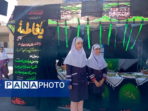 دبستان شهید کشاورز در سوگ فاطمیه