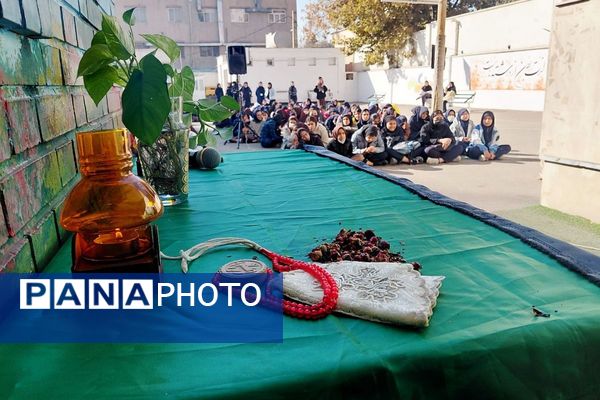  مراسم عزاداری حضرت زهرا (س) در مدرسه الزهرا  پردیس