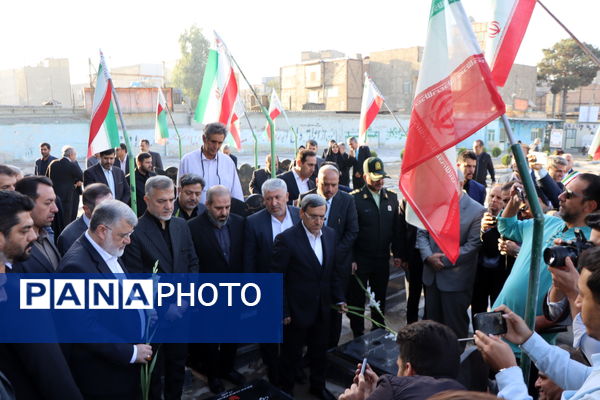 تجدید پیمان استاندار تهران با آرمان های شهدا