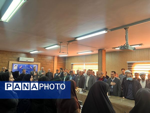 جلسه تودیع و معارفه رئیس آموزش و پرورش شهرستان آبیک