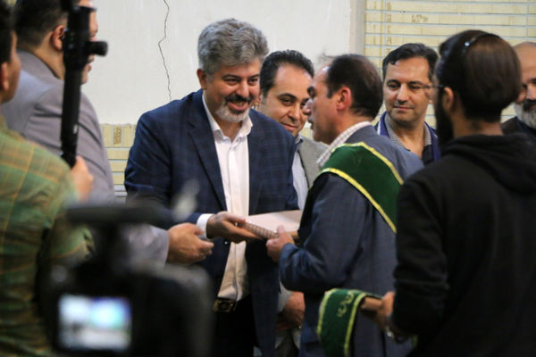 نشست صمیمی‌ دانش‌آموختگان دبیرستان امام رضا(ع) قم در هیات خادم الرضا(ع)-2