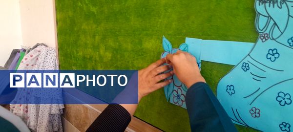 آماده‌سازی نمازخانه آموزشگاه زهرا عبداللهیان ارغا 