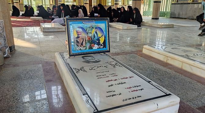 مراسم سالروز ولادت دوتن از شهدای شهر بار نیشابور