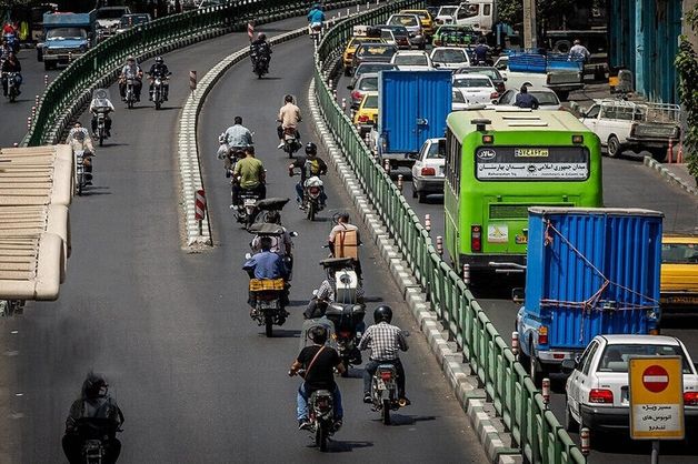 وضعیت ترافیکی معابر و بزرگراه‌های تهران در سومین روز آبان