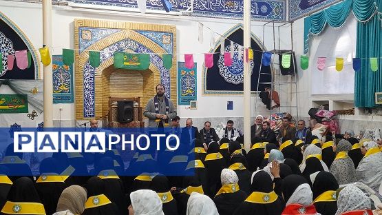 حضور قائم مقام وزیر در سازمان دانش‌آموزی در جمع دانش‌آموزان معتکف شهرستان اسفراین