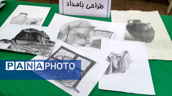 نمایشگاه هنرهای تجسمی امید فردا در دبیرستان دخترانه معلم (دوره اول متوسطه)