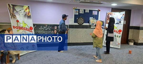 مسابقات دارت و طناب کشی در کتابخانه اندیشه شهرستان شیروان