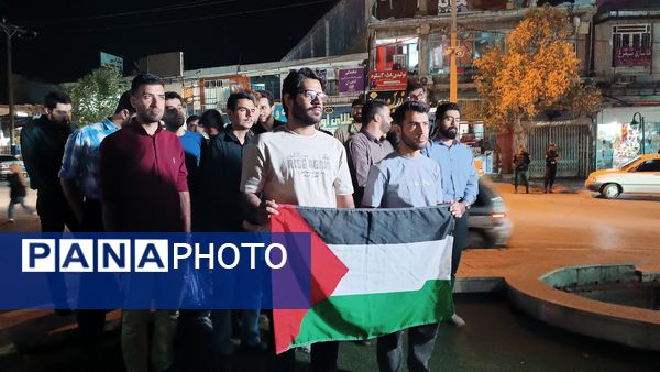 تجمع دانشجویان و دانش‌آموزان یاسوج در محکومیت توقیف کشتی «کاروان صمود» و ادامه حملات به غزه