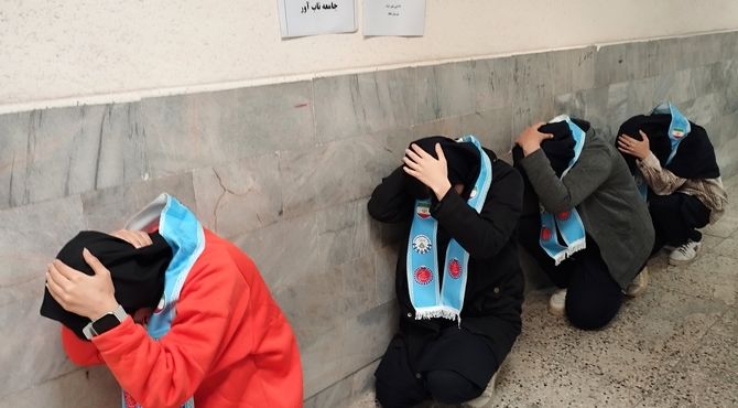 مانور زلزله در هنرستان کاردانش حافظ