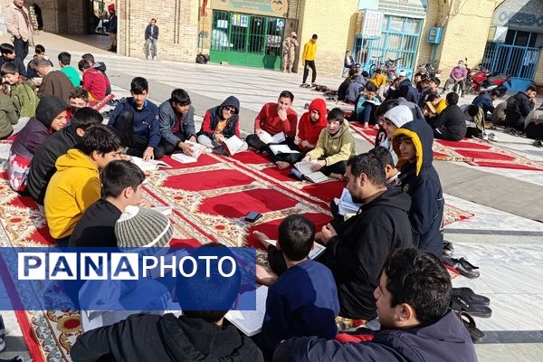 اعتکاف در مسجد جامع شهرستان نیشابور 