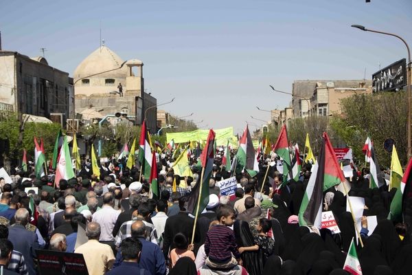 راهپیمایی روز قدس در یزد