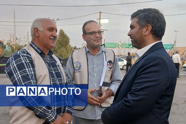 برپایی موکب "عشاق الحسین(ع) " سازمان دانش‌آموزی شهرستانهای تهران در مسیر زائران اربعین