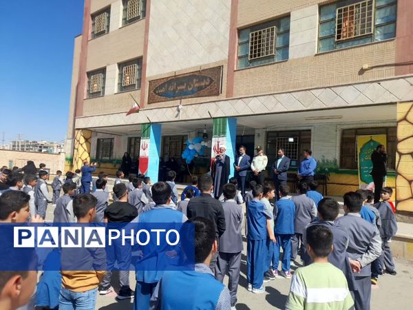 برگزاری مراسم بازگشایی مدارس در دبستان امید پرند و دبیرستان دخترانه شاهد رباط‌کریم