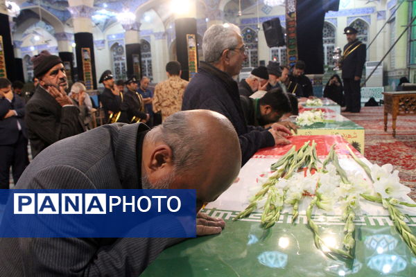 استقبال از شهدای گمنام در امامزاده سیدجعفر محمد یزد