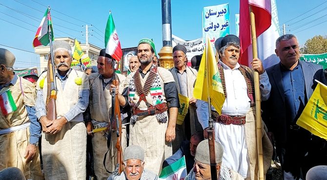 حضور پرشور اقشار مختلف مردم کهگیلویه و بویراحمد در راهپیمایی یوم‌الله ۱۳ آبان