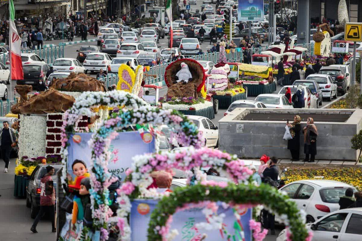 کاروان استقبال از نوروز ۱۴۰۳ شهرداری تهران شروع به کار کرد