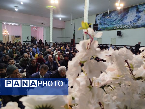 مراسم ولادت حضرت قائم (عج) در هیات مهدیه کاشمر