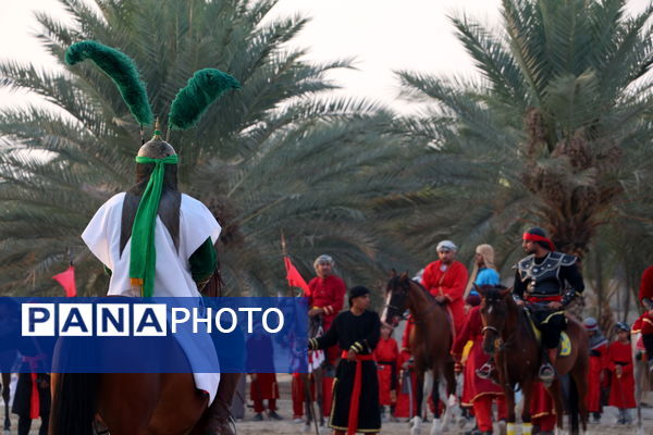 بازآفرینی نوجوان کربلا زیر آسمان لامرد