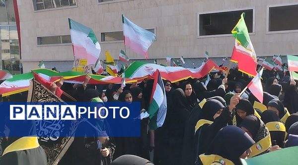 خروش پرشور مردم مشهد در روز ملی مبارزه با استکبار جهانی