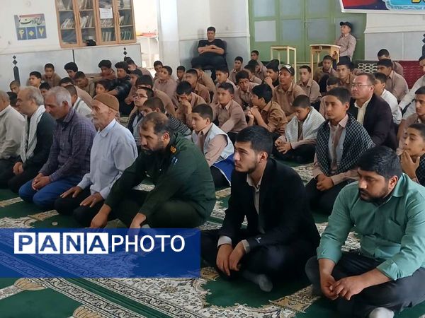 برگزاری یادواره شهدا در مسجد صاحب‌الزمان شهرستان خلیل‌آباد