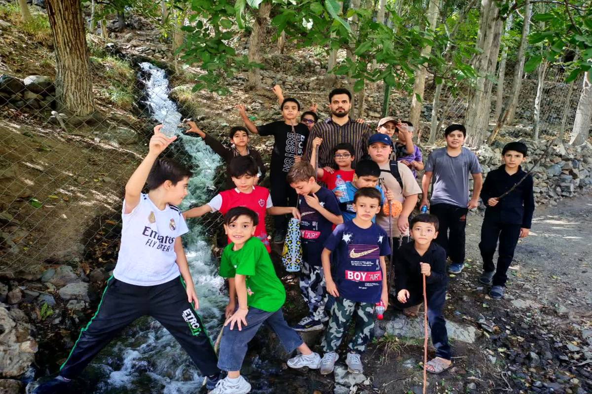 برگزاری اردوی فرهنگی تفریحی قرآنآموزان مسجد امام محمدباقر(ع) راوند در روستای مرق