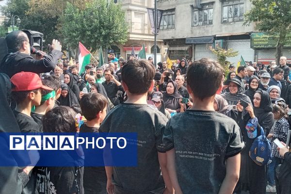 برپایی موکب عشاق الحسین سازمان دانش‌آموزی شهر تهران