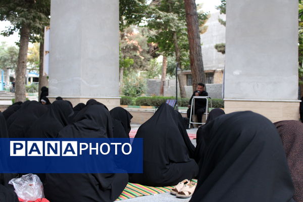 مراسم جاماندگان اربعین در کنار مزار شهدای سملقان