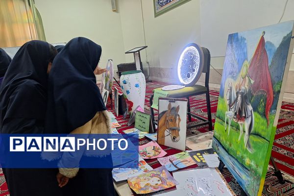 نمایشگاه آثار مسابقات جشنواره فرهنگی هنری امید فردا 