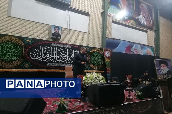 فرهنگیان آموزش و پرورش ناحیه سه در سوگ امام هشتم