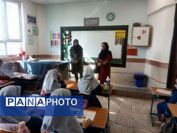 بازدید و ارزیابی مسئولان آموزش پرورش از دبستان زنده  یاد امینی پور