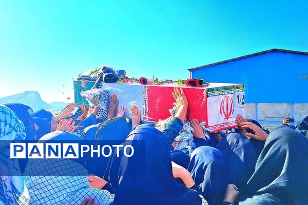 استقبال باشکوه از پیکر۶ شهید گمنام در شهرستان باشت