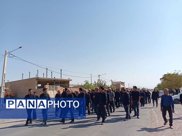 پیاده روی جاماندگان اربعین از روستای نقاب تا امامزاده سید حسن روستای میر آباد