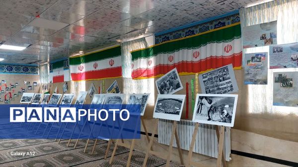 افتتاح نمایشگاه نبرد ناتمام در دبیرستان صدرا ابرکوه