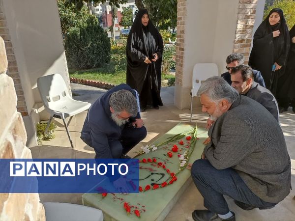 مراسم غبارروبی و عطرافشانی گلزار شهید گمنام دانشگاه فرهنگیان