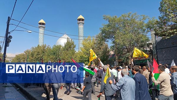 حضور پرشور مردم کهگیلویه و بویراحمد در راهپیمایی «بشارت نصر» در حمایت از مقاومت اسلامی