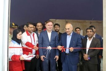 افتتاح ساختمان جمعیت هلال احمر شهرستان جم